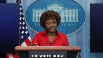 Karine Jean-Pierre, secretária de Imprensa da Casa Branca - Getty Images