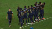 Seleção francesa durante cobrança de pênaltis - Getty Images