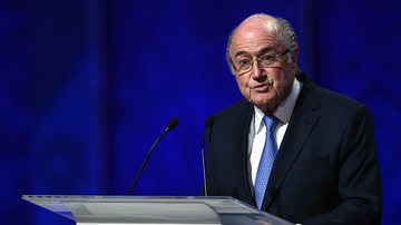 Imagem do presidente da Fifa, Sepp Blatter - Getty Images