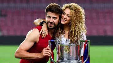 Piqué e Shakira na final da Copa del Rey em 2015 - Getty Images