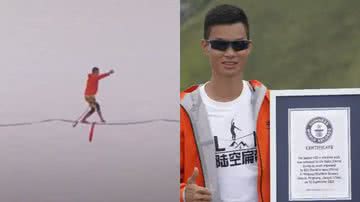 Chinês de 31 anos entrou para o Guinness - Reprodução/Vídeo/YouTube/@editorji / Reprodução/Guinness World Records