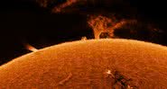Imagem real da superfície do Sol - Divulgação/ Paul Andrew