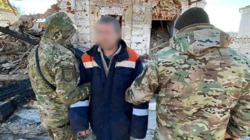 Fotografia do militar capturado - Divulgação/ Governo da Ucrânia