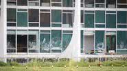 Palácio do Planalto destruído após invasão de golpistas - Getty Images