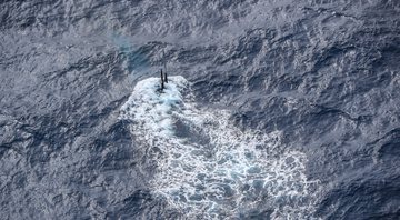 Imagem do submarino que causou debate entre EUA e Argentina - Divulgação/Twitter/Commander, Submarine Forces Atlantic