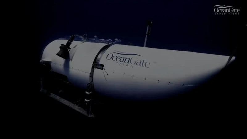 Registro do submarino da OceanGate - Divulgação/Oceangate Expeditions