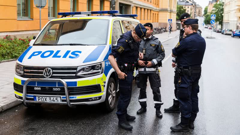 Fotografia de policiais suecos - Getty Images