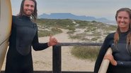 Casal de surfistas Elliot Foote e Steph Weisse, dois dos quatro que se perderam na Indonésia - Reprodução/Instagram