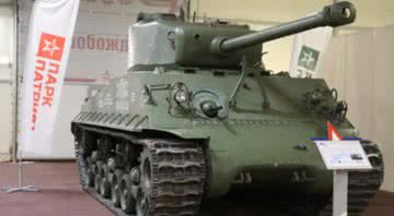 Blindado Sherman M4A2 (76) W restaurado - Ministério da Defesa da Rússia