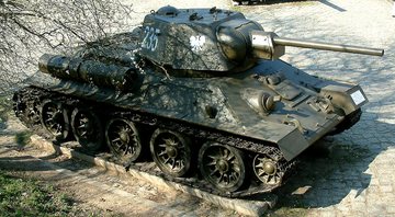 Um T-34 - Creative Commons/ Wikimedia Commons