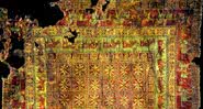 Fotografia do impressionante tapete siberiano - Divulgação/Museu Hermitage