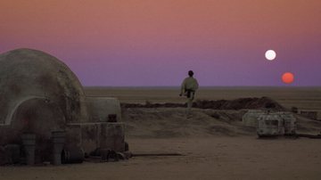 Pôr do sol duplo em Tatooine - Lucasfilm