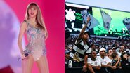 A cantora pop Taylor Swift e torcedores do Corinthians - Getty Images