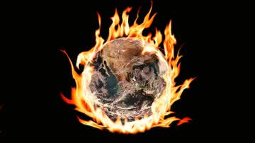 Imagem meramente ilustrativa da Terra pegando fogo - Divulgação/ Freepik/ rawpixel.com