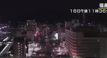 Registro do terremoto - Divulgação/Vídeo/Youtube