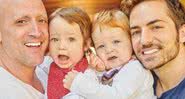 Paulo Gustavo com os filhos e o marido, Thales Bretas - Reprodução/ Instagram