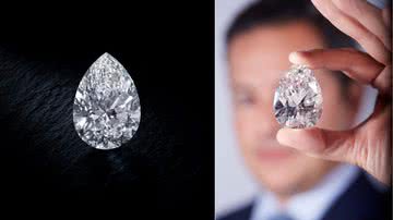 Fotografias do diamante - Divulgação/ Christie's