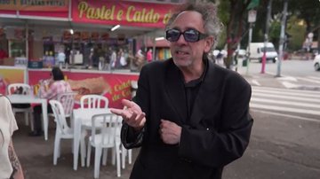 Tim Burton em São Paulo - Divulgação/Vídeo/Fantástico