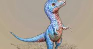 O bebê tiranossauro tinha o tamanho de um cachorro de porte médio - Divulgação/Twitter