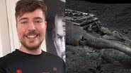 O youtuber MrBeast e varredura digital nos destroços do Titanic - Atlantic Productions / Magellan e Reprodução/Vídeo