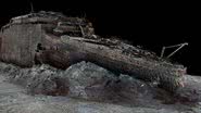 Registros da varredura nos destroços do Titanic - Atlantic Productions / Magellan