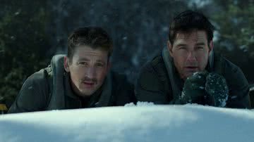 Miles Teller e Tom Cruise em “Top Gun: Maverick” (2022) - Divulgação/Paramount Pictures