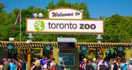 Imagem da entrada do zoológico de Toronto - Divulgação