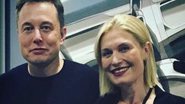 Elon junto da irmã Tosca em raro registro - Divulgação / Redes sociais