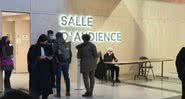 Tribunal onde Salah Abdeslam é julgado - Divulgação / YouTube / RT France