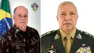 Montagem mostrando comandante anterior do Exército (à esquerda), e o comandante que acaba de ser nomeado (à direita) - Divulgação/ Ministério da Defesa