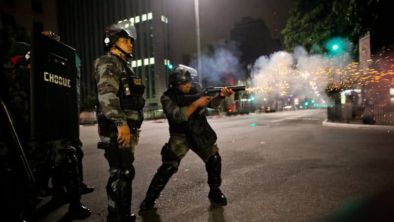 Tropa de Choque da Polícia Militar em 2013 - Gabriel Vinicius Cabral/ Creative Commons/ Wikimedia Commons
