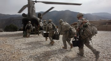 Imagem meramente ilustrativa de tropas norte-americanas no Afeganistão - Getty Images