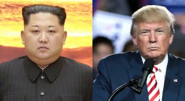 Kim Jong-un, ditador da Coreia do Norte, e Donald Trump, líder dos EUA - Wikimedia Commons