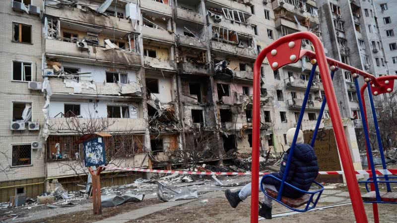 Ucrânia devastada pela guerra - Getty Images