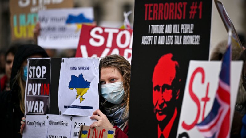 Protesto ocorrido em Londres - Getty Images