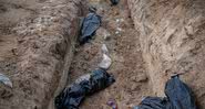 Corpos encontrados em vala comum na Ucrânia - Getty Images