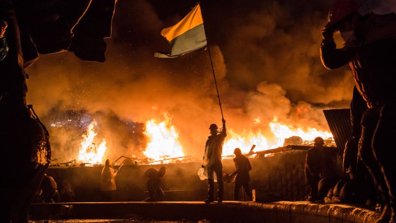Protestos ocorridos na Ucrânia em 2014 - Getty Images