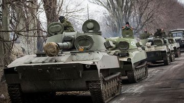 Registro de um dos episódios ocorridos na Guerra da Ucrânia - Getty Images