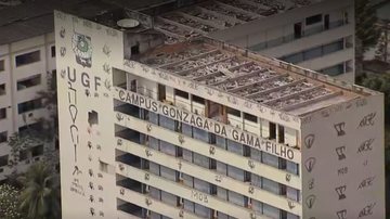 Universidade Gama Filho, localizada em Piedade, na zona norte do Rio de Janeiro - Reprodução/Vídeo/G1