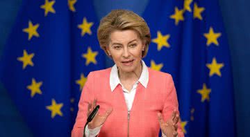 A chefe da Comissão Europeia, Ursula von der Leyen, em 2020 - Getty Images