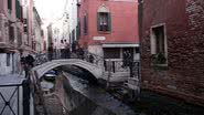 Canal de Veneza com pouca água - Reprodução / Vídeo