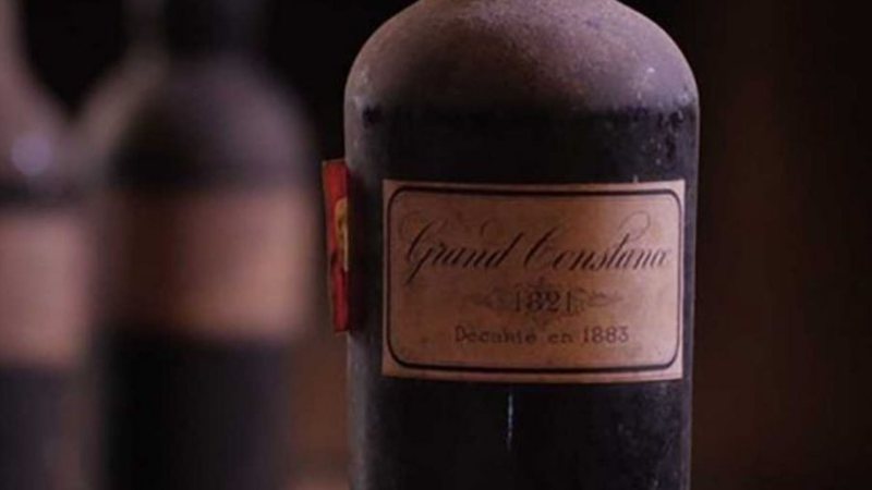 Vinho da marca Grand Constance, produzido em 1821 - Divulgação/Cape Fine & Rare Wine