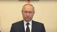 Trecho de vídeo mostrando um pronunciamento de Putin ocorrido em março de 2022 - Divulgação/ Youtube/ CNN