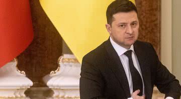 O presidente da Ucrânia, Volodymyr Zelensky - Getty Images
