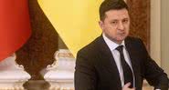 O presidente da Ucrânia, Volodymyr Zelensky - Getty Images