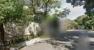Imagem da casa censurada no Google Maps - Divulgação/ Google Maps