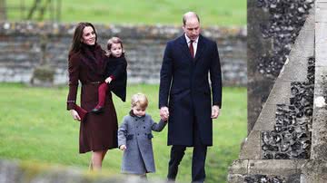 Príncipe William, Kate Middleton e seus filhos - Getty Images