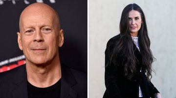 Os atores Bruce Willis e Demi Moore - Getty Images