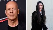 Os atores Bruce Willis e Demi Moore - Getty Images