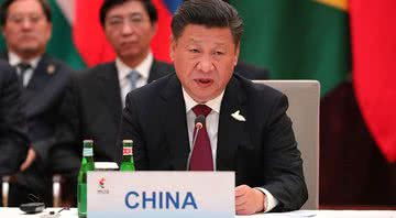 Presidente Xi Jinping em evento diplomático - Wikimedia Commons